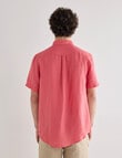 Gasoline Linen Shirt, Faded Red product photo View 02 S