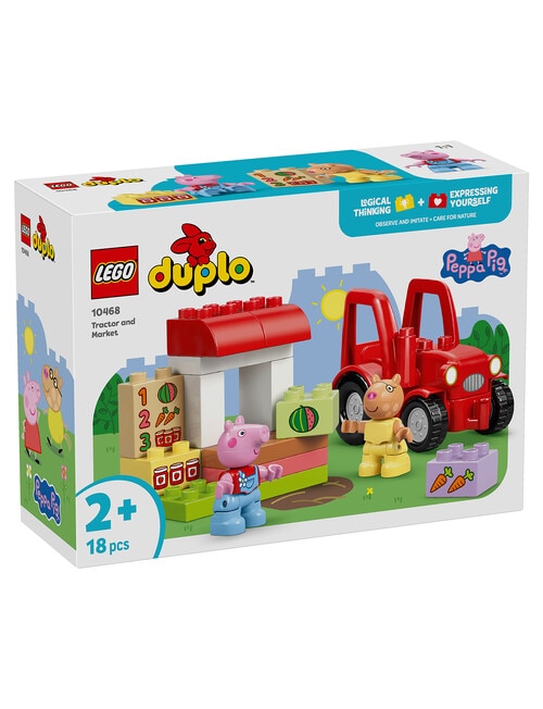 LEGO DUPLO Peppa Pig Tractor And Market, 10468 product photo View 02 L