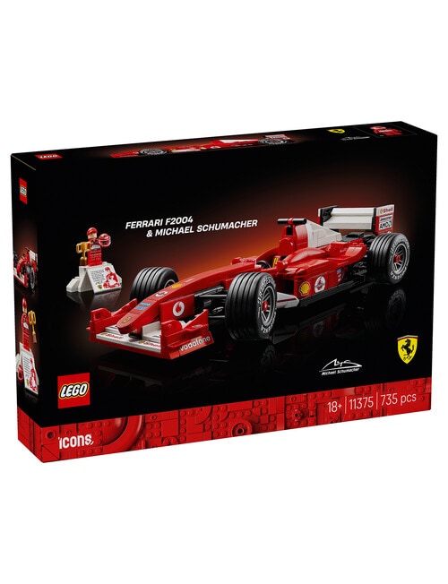 Lego Icons Ferrari F2004 & Michael Schumacher, 11375 product photo View 02 L