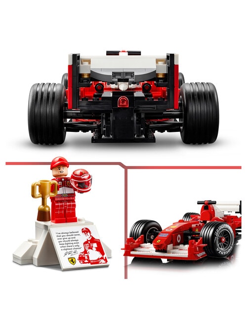 Lego Icons Ferrari F2004 & Michael Schumacher, 11375 product photo View 11 L