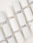 Christmas Shop Cracker, White & Silver product photo