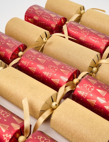 Christmas Shop Cracker, Red & Gold product photo