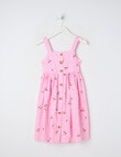 Mac & Ellie Cherries Button Front Dress, Light Pink product photo