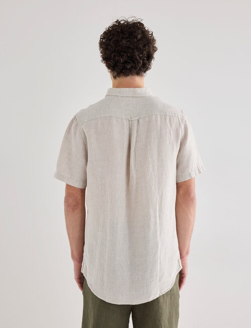 Gasoline Linen Shirt, Natural product photo View 02 L