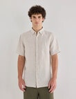 Gasoline Linen Shirt, Natural product photo View 04 S