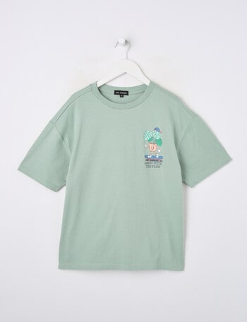 No Issue Stay Ground Short Sleeve Box Fit Tee, Moss product photo