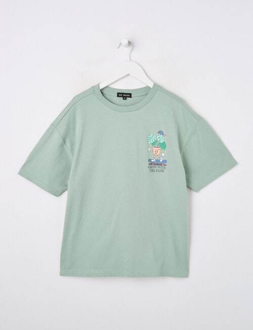 No Issue Stay Ground Short Sleeve Box Fit Tee, Moss product photo