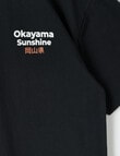 No Issue Okayama Box Fit Short Sleeve Tee, Black product photo View 03 S
