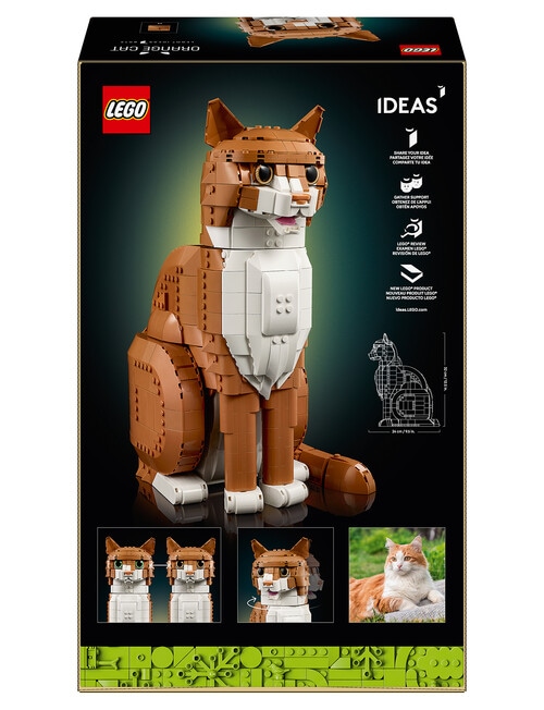LEGO Ideas Orange Cat, 21376 product photo View 12 L
