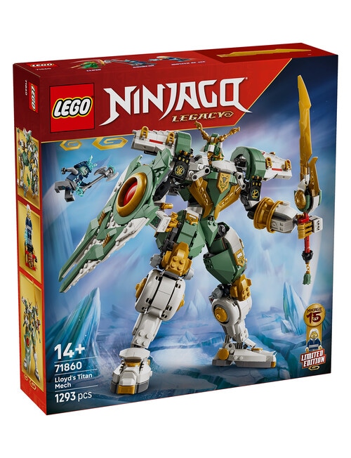 Lego Ninjago Lloyd'S Titan Mech 15Th Anniversary, 71860 product photo View 02 L