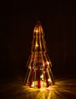 Christmas Shop LED Striped Glass Tree Decor, Small product photo View 02 S