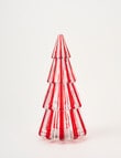 Christmas Shop LED Striped Glass Tree Decor, Small product photo View 03 S
