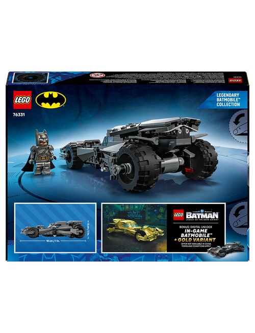 Lego Super Heroes Batman V Superman Batmobile, 76331 product photo View 13 L