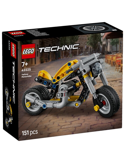 LEGO Technic Yellow Motorcycle, 42225 product photo View 02 L