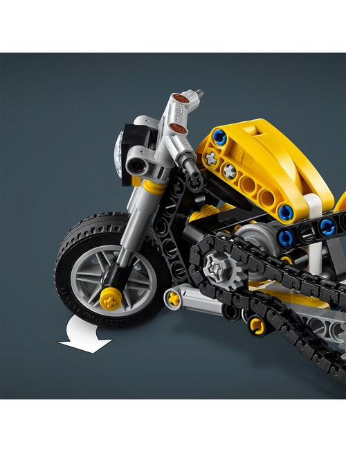 LEGO Technic Yellow Motorcycle, 42225 product photo View 09 L