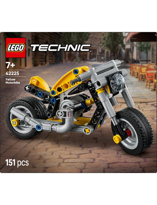 LEGO Technic Yellow Motorcycle, 42225 product photo View 12 L