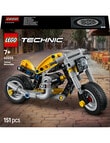 LEGO Technic Yellow Motorcycle, 42225 product photo View 13 S