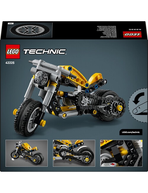 LEGO Technic Yellow Motorcycle, 42225 product photo View 15 L