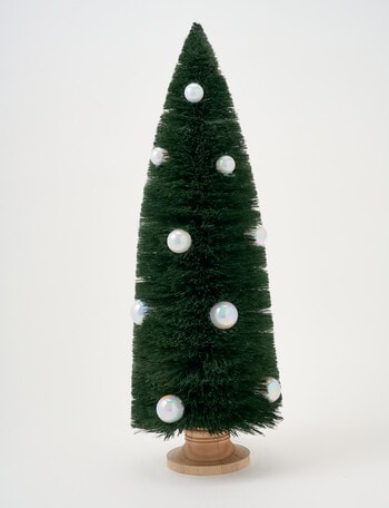 Christmas Shop Bottle Brush Tree Decor, Large product photo
