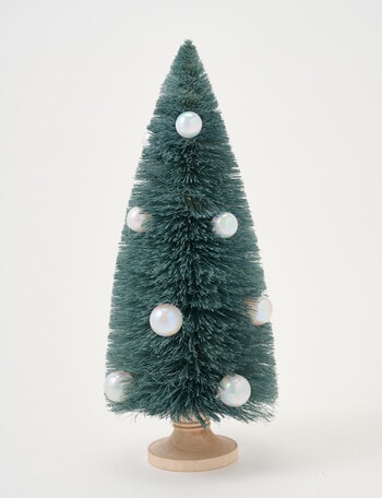 Christmas Shop Bottle Brush Tree Decor, Small product photo