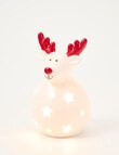 Christmas Shop LED Ceramic, Reindeer product photo