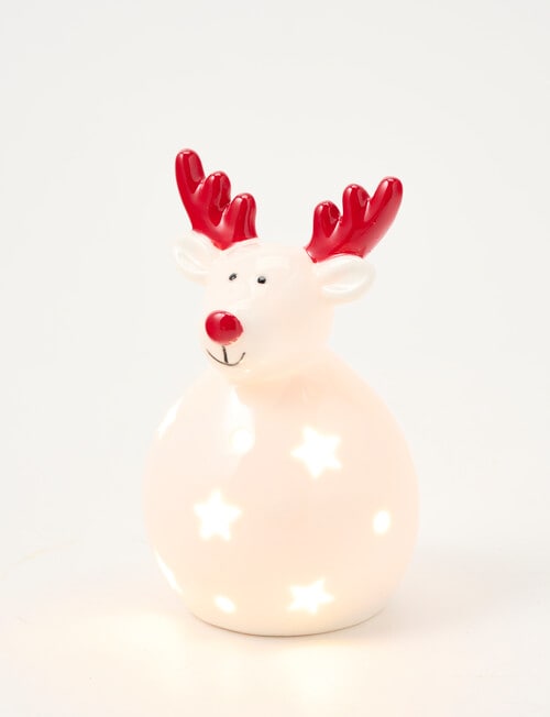Christmas Shop LED Ceramic, Reindeer product photo