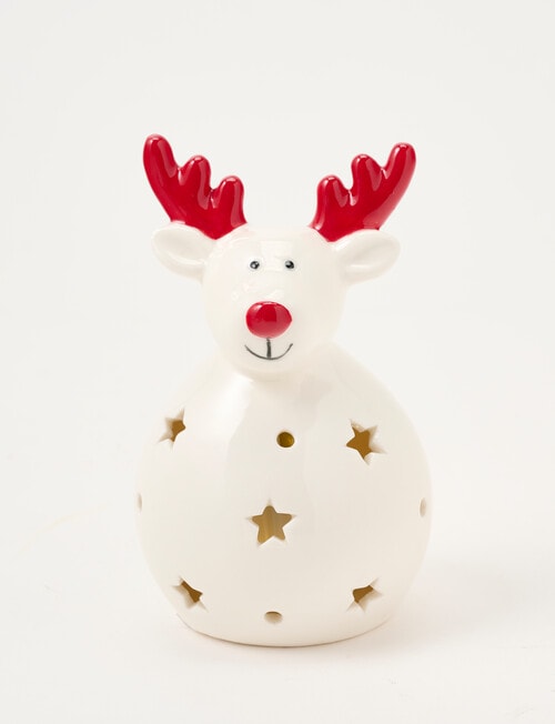Christmas Shop LED Ceramic, Reindeer product photo View 02 L