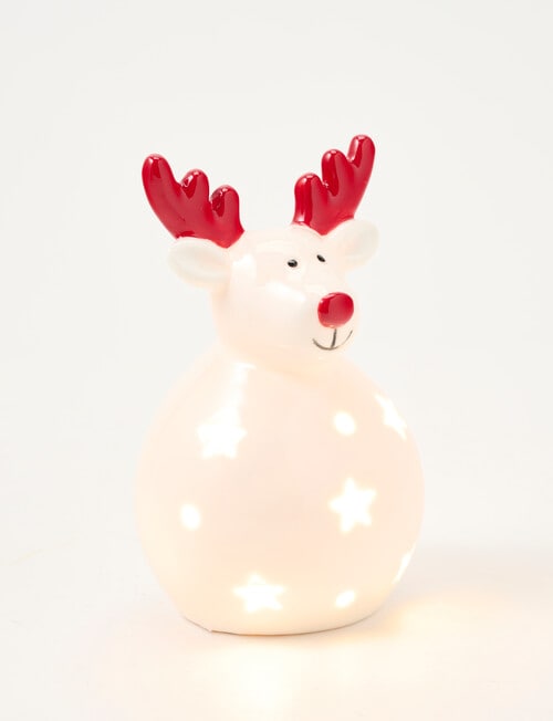 Christmas Shop LED Ceramic, Reindeer product photo View 04 L