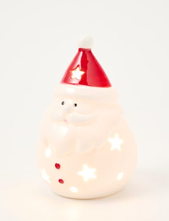 Christmas Shop LED Ceramic, Santa product photo