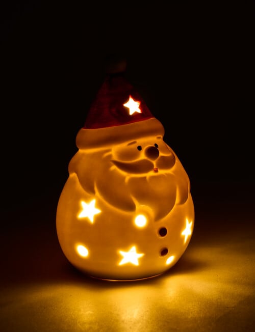 Christmas Shop LED Ceramic, Santa product photo View 02 L