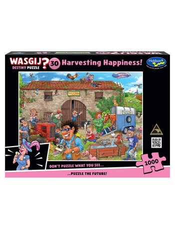 Wasgij Destiny #30 1000 Pieces Jigsaw, Harvesting Happiness product photo