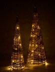 Christmas Shop LED Woven Gold Tree Decor, Large product photo View 07 S