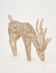 Christmas Shop Gold Sequin Deer, Bending product photo