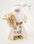 Christmas Shop Standing Santa, White product photo View 03 S