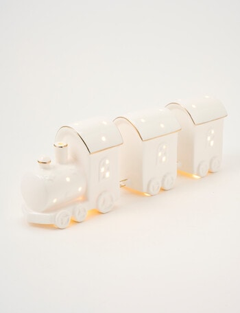 Christmas Shop LED Ceramic Train product photo
