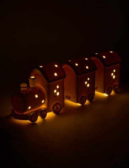 Christmas Shop LED Ceramic Train product photo View 03 L