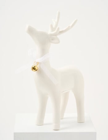 Christmas Shop Ceramic Deer, Standing product photo