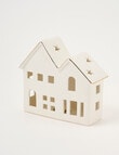 Christmas Shop LED Ceramic Star House, Wide product photo View 03 S