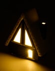 Christmas Shop LED A Frame House, Tall, Green product photo View 03 S