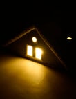 Christmas Shop LED A Frame House, Wide, Green product photo View 03 S