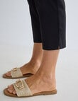 Ella J Bengaline Classic Crop Pant, Black product photo View 03 S