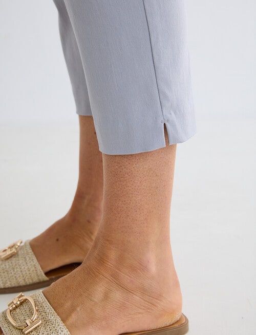 Ella J Bengaline Classic Crop Pant, Stone product photo View 03 L