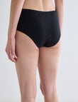 Honey Vegas Cotton Boyleg Brief with Lace, Black product photo View 02 S