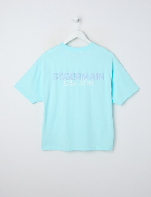 No Issue Germain Box Fit Short Sleeve Tee, Sea product photo View 03 L