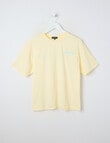 No Issue Germain Box Fit Short Sleeve Tee, Lemon product photo