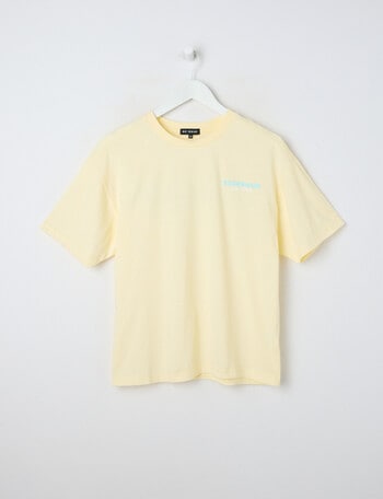 No Issue Germain Box Fit Short Sleeve Tee, Lemon product photo