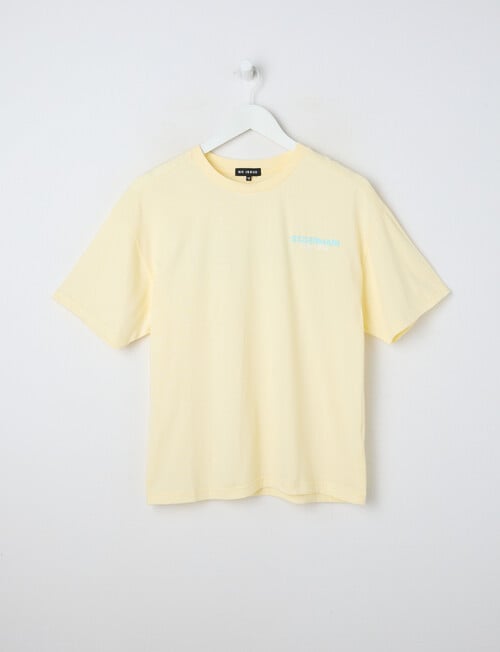 No Issue Germain Box Fit Short Sleeve Tee, Lemon product photo