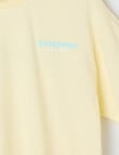 No Issue Germain Box Fit Short Sleeve Tee, Lemon product photo View 02 S