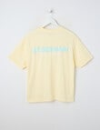 No Issue Germain Box Fit Short Sleeve Tee, Lemon product photo View 03 S