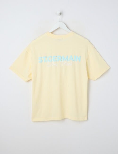 No Issue Germain Box Fit Short Sleeve Tee, Lemon product photo View 03 L